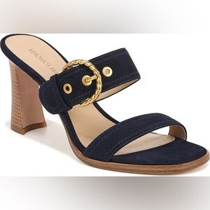 Veronica Beard Margaux Heel in French Navy